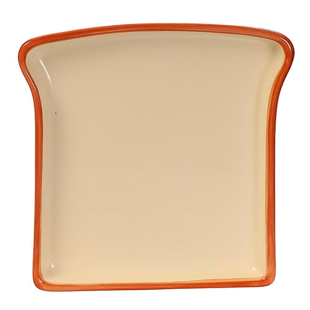 Prato Pão de Forma Break Fast em Cerâmica 2x17x19cm 125-583 - Silveira