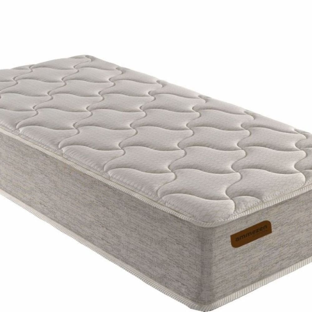 Colchão Solteiro Ammezen Firme 88cm x 188cm x 30cm Bege