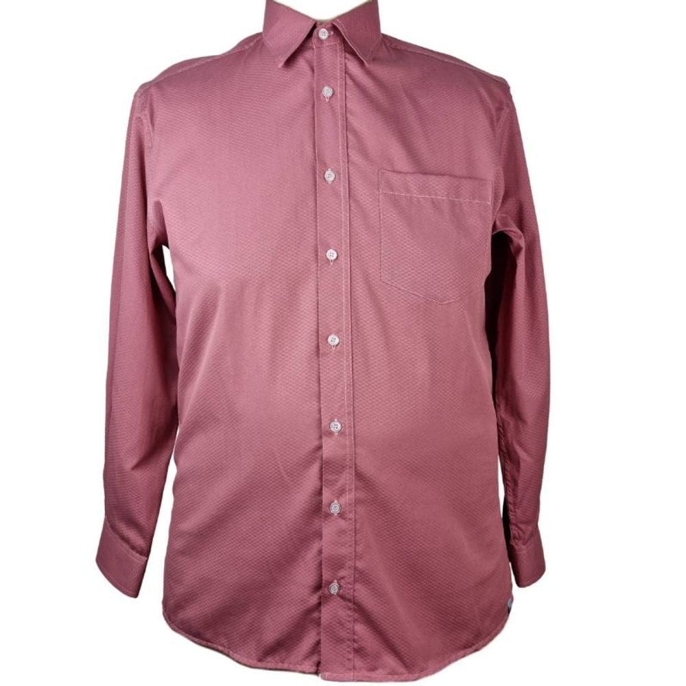 Camisa Social Manga Longa Goiaba ZUZA Plus Size 8/9
