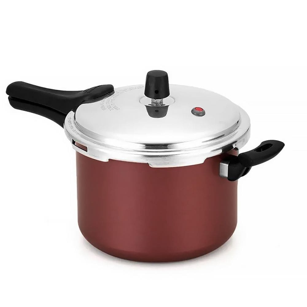 Panela de Pressão Fechamento Externo Speed Antiaderente 4,5L Vermelho E1974 - Oliveira
