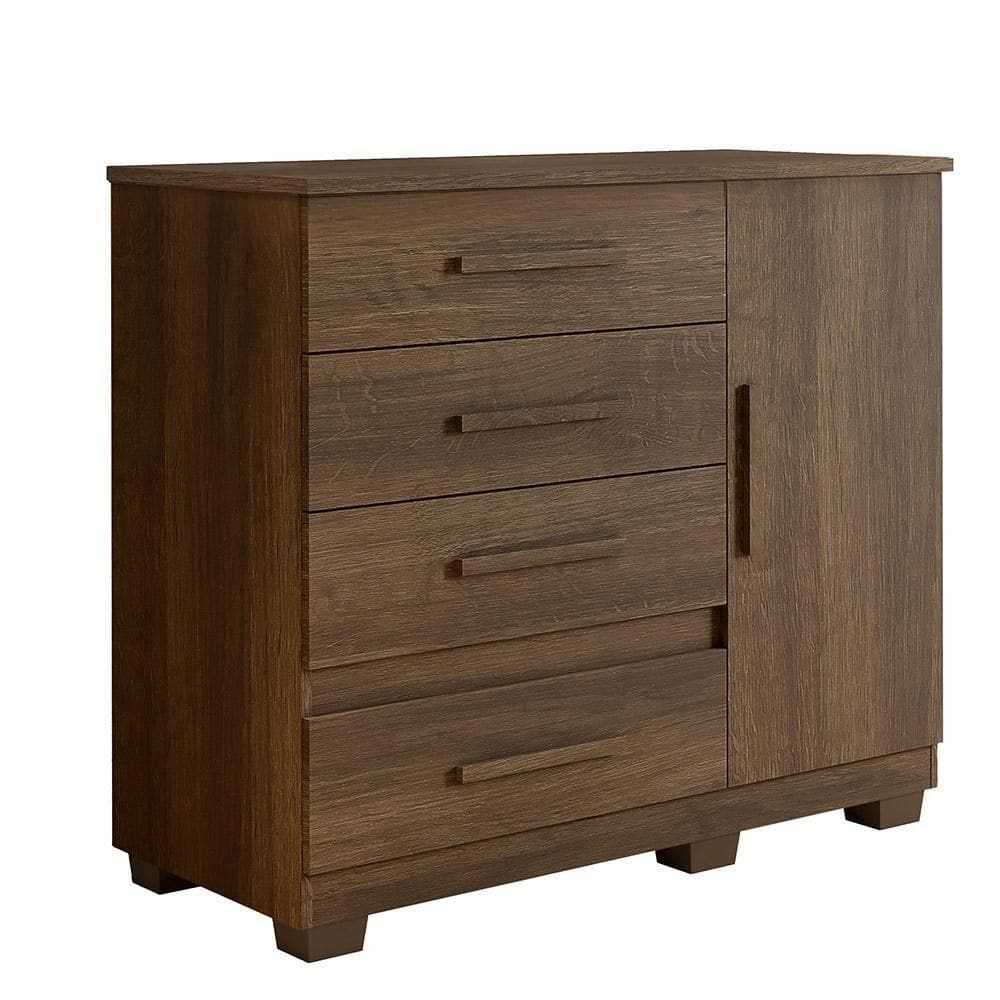 Cômoda Florença 1 Porta 4 Gavetas Benetil Imbuia