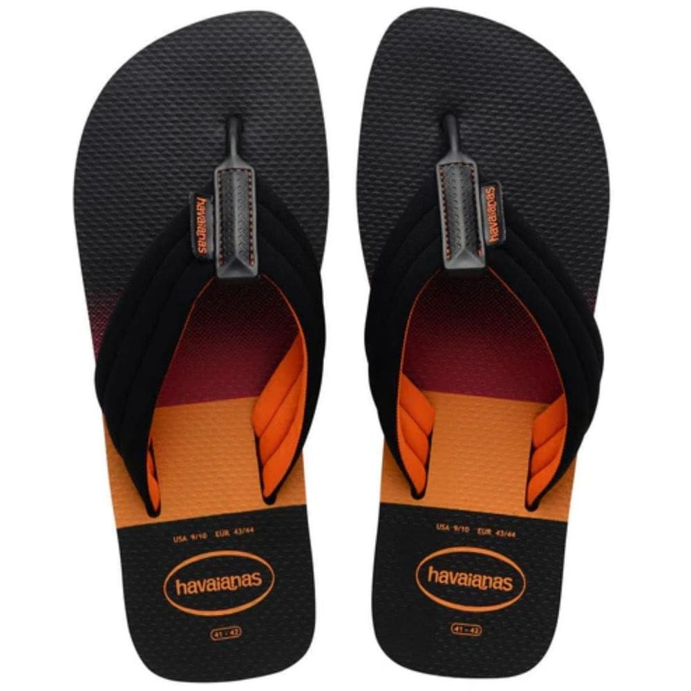 Chinelo Havaianas Urban Print Masculino - Preto