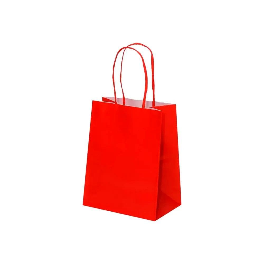 Sacola de Papel Vermelha Mini-A 12x8,5x22 - Zagarollo