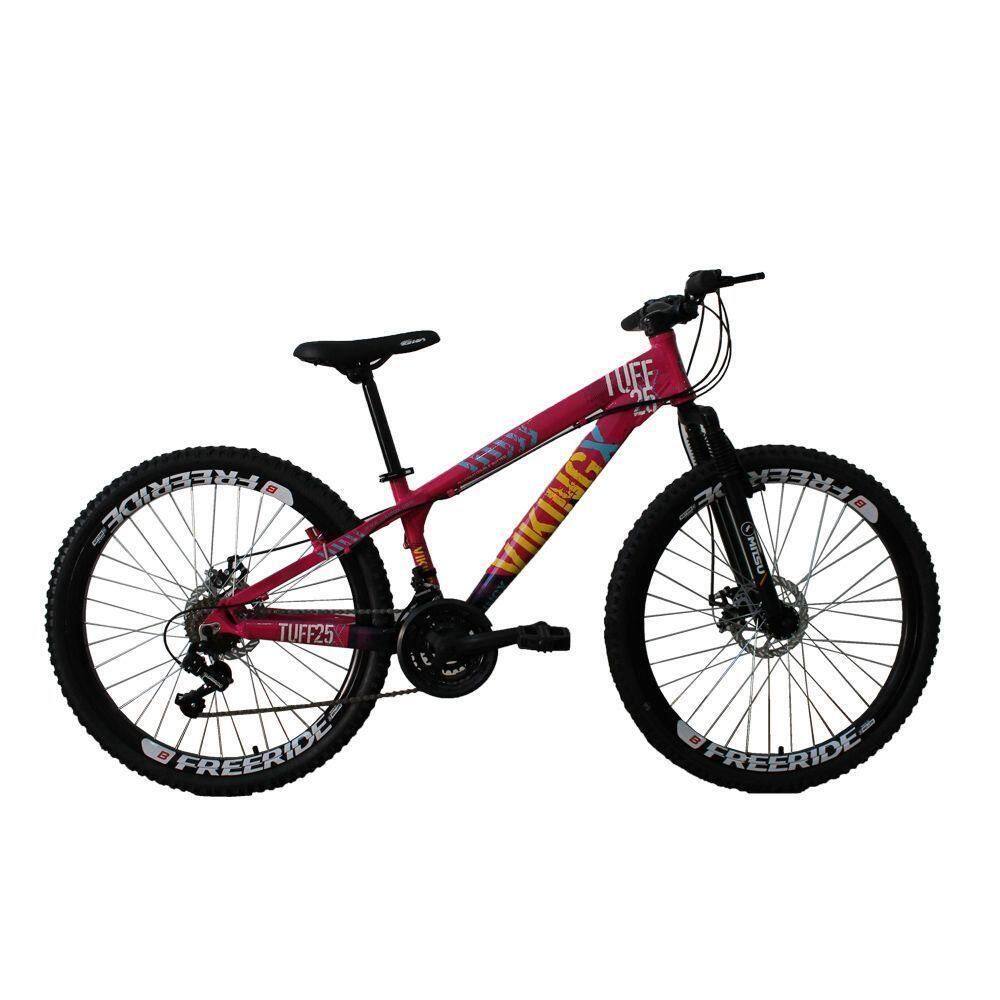 Bicicleta Tuff 25 Freeride Aro 26 Freio A Disco Viking X