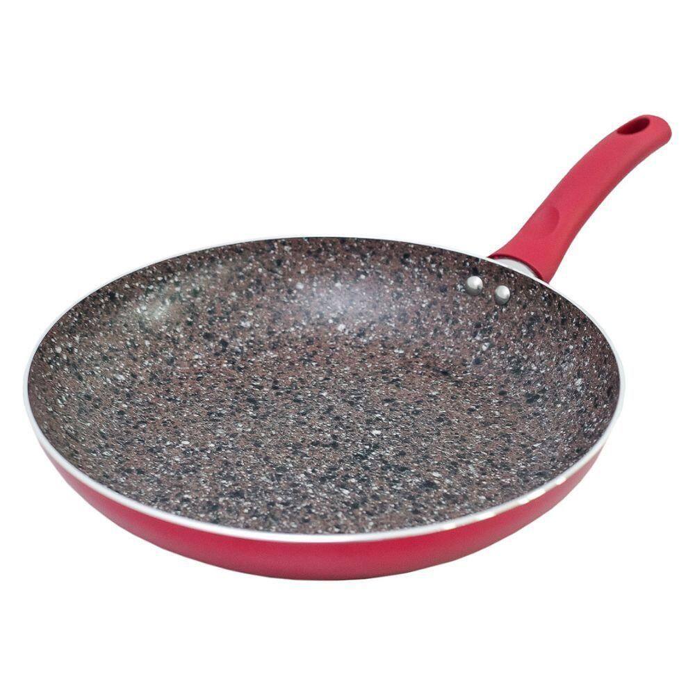 Frigideira Antiaderente Revestida Em Granito Vermelha 28cm