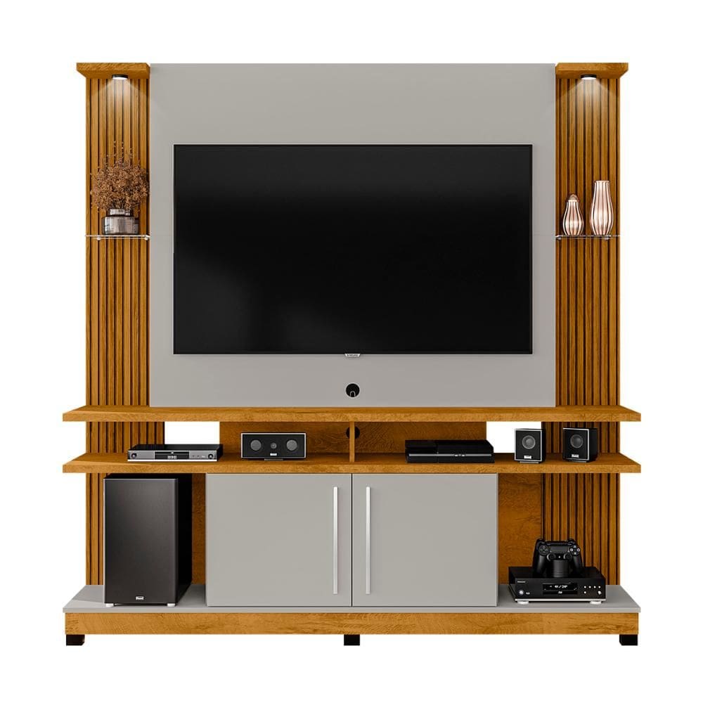 Home Estante Sala Para TV de até 60 Polegadas York com LED