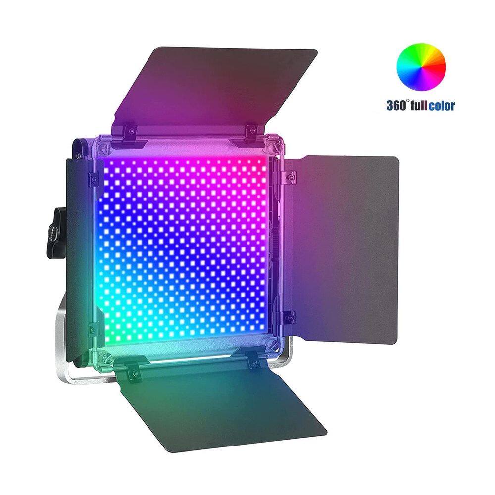Painel Iluminador Led Rgb Soleste U60T Video Light 60W Slim
