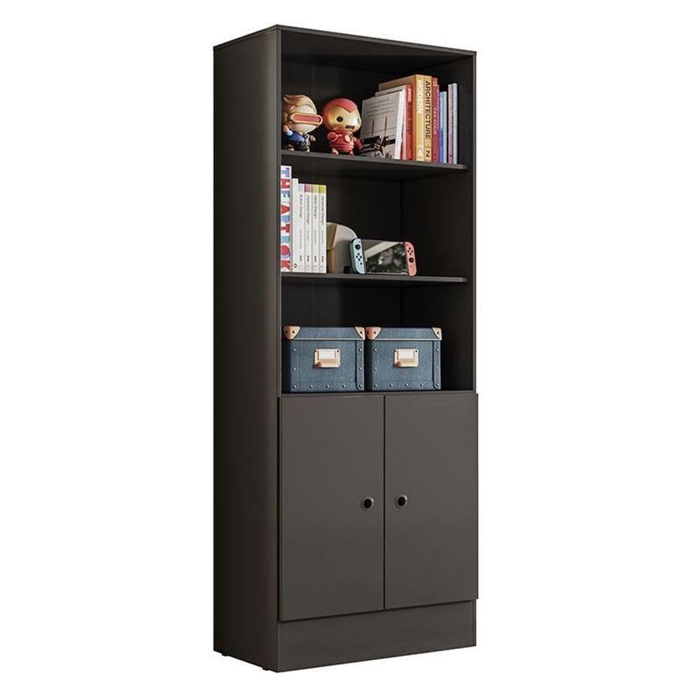 Armário Gamer 2 Portas Preto - Qmovi Preto