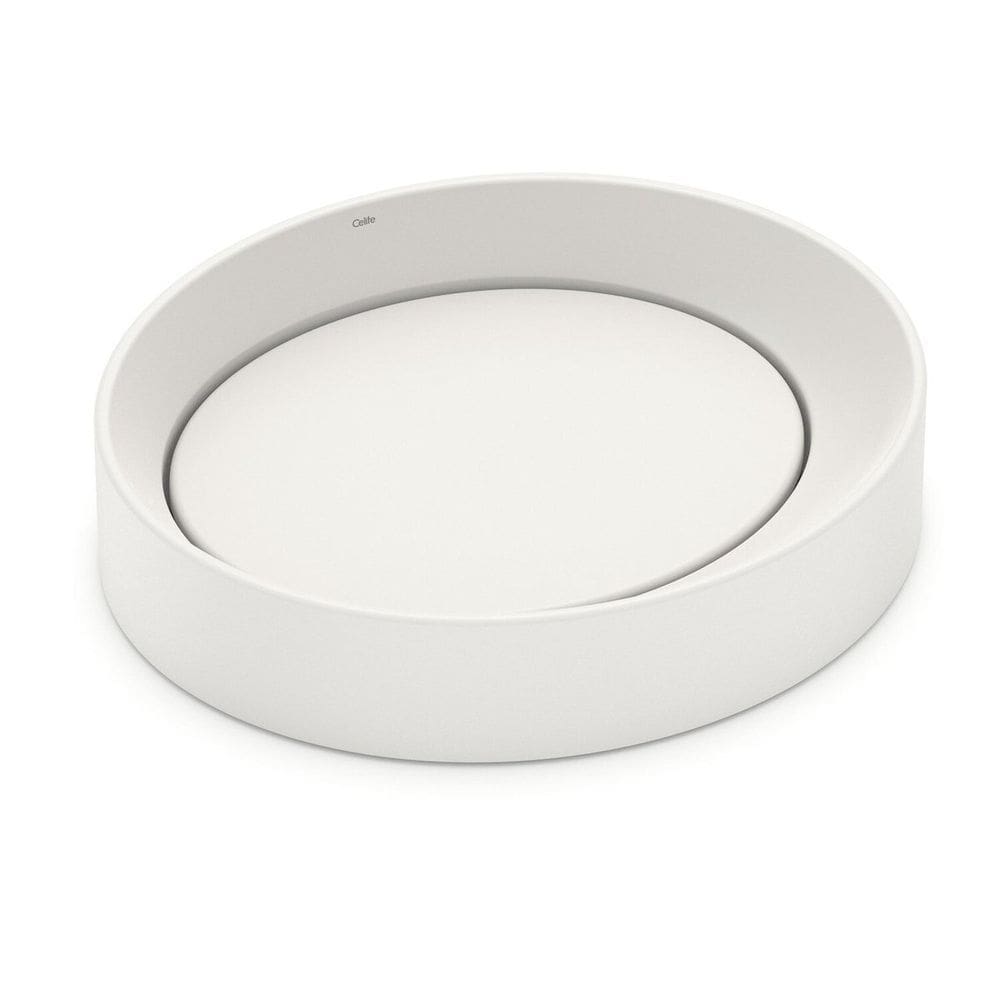 Cuba de Apoio Oval sem Mesa 450cm x 400cm Design d5 Celite Beige