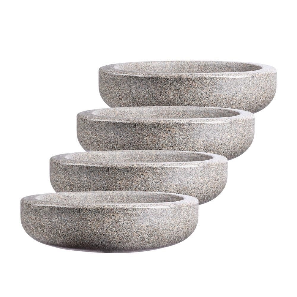 Vaso Jardim Afort Safira Pedra 10 x 35cm - 4 Unidades