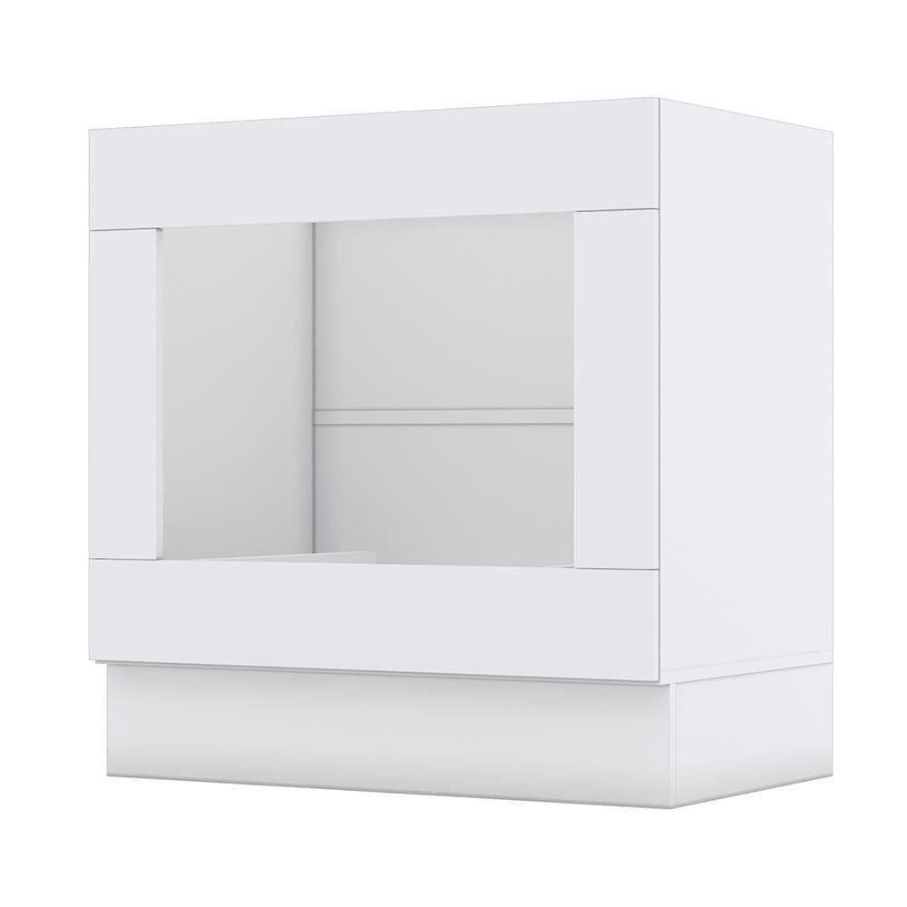 Balcão Forno De Embutir 80cm Americana Branco - Móveis Henn Branco