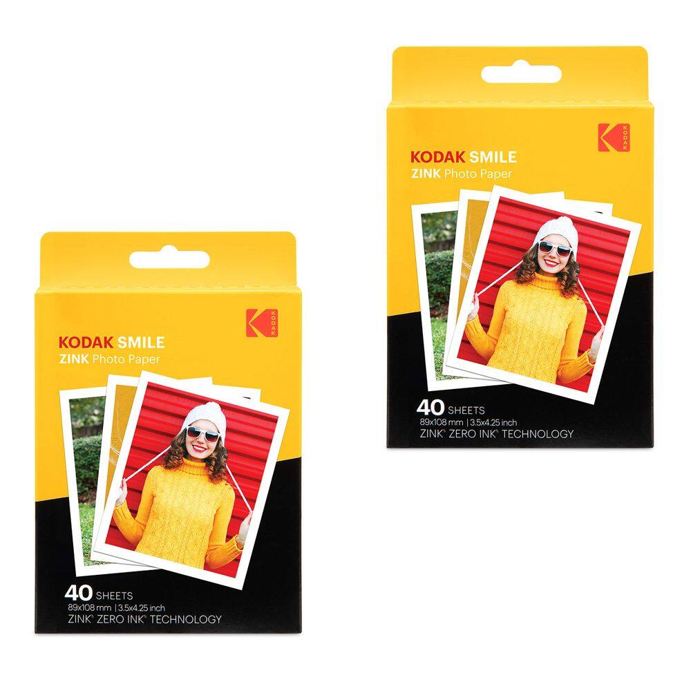 Papel fotográfico Zink Kodak Premium Zink Instant Print 80 folhas