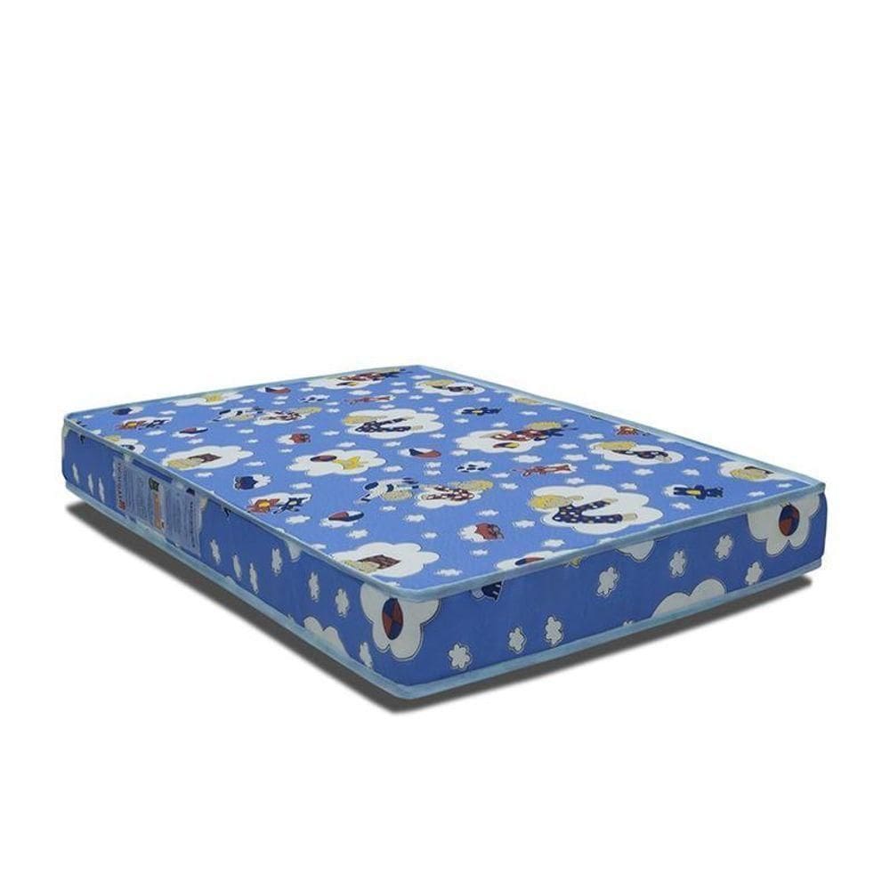 Colchão De Berço Espuma Baby Physical D18 60x130cm Azul - Ortobom Azul