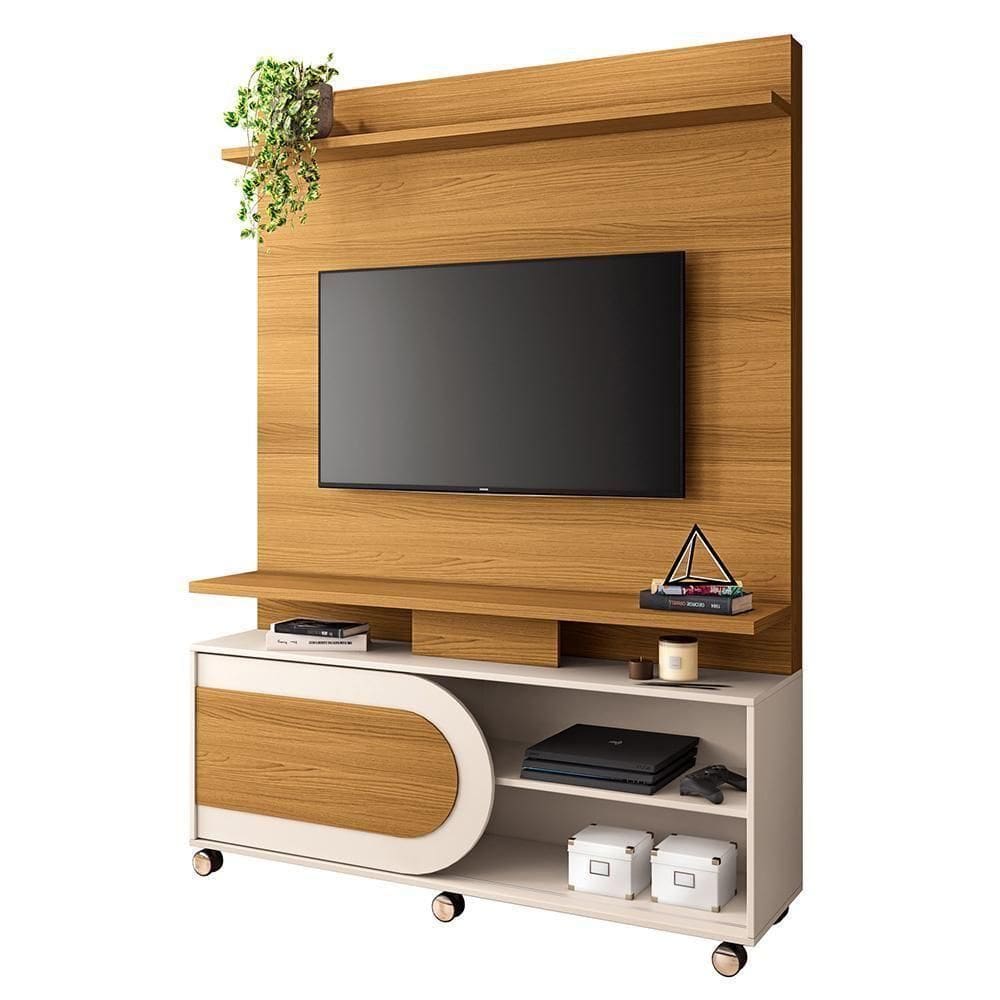 Estante Home Theater órbis Cinamomo-off White Para Até 55? - Hb Móveis Cinamomo-off White