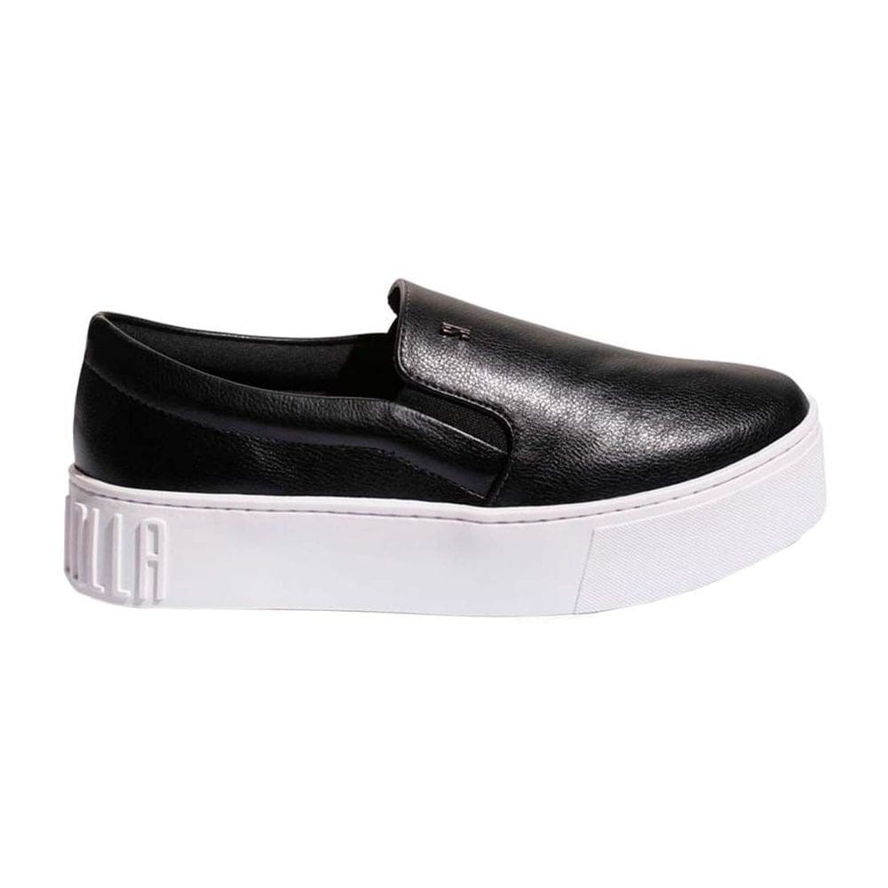 Tênis Slip On Santa Lolla Flatform New Pele