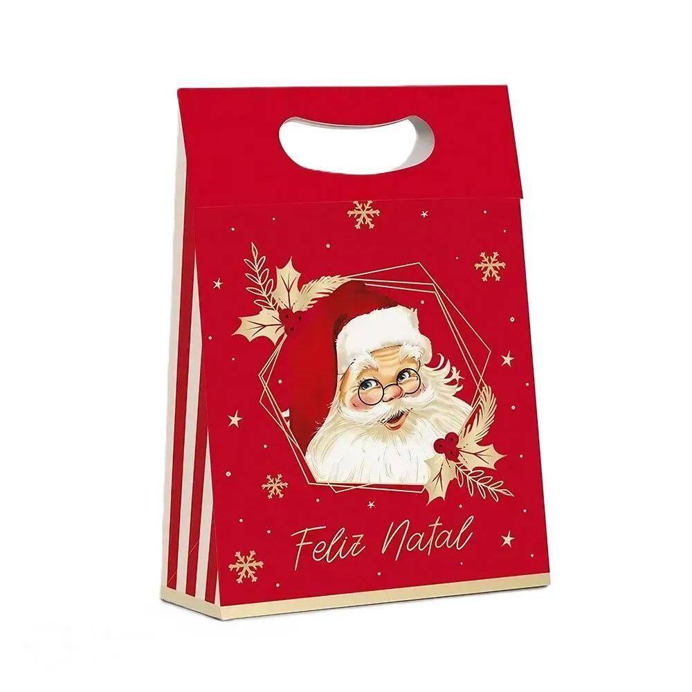 Caixa de Presente Plus Noel Natalino M 22x9x32 - Cromus