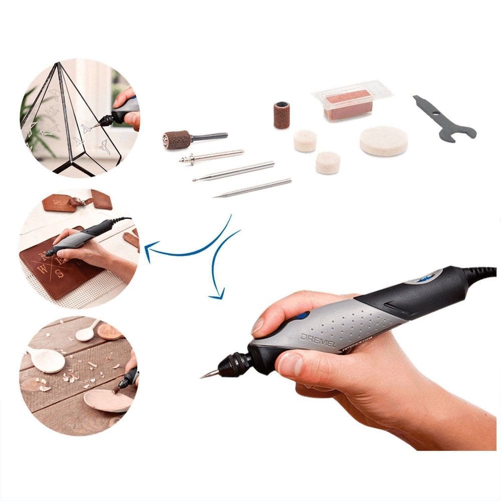 Micro Retífica Stylo+ Dremel Bivolt com 11 Acessórios