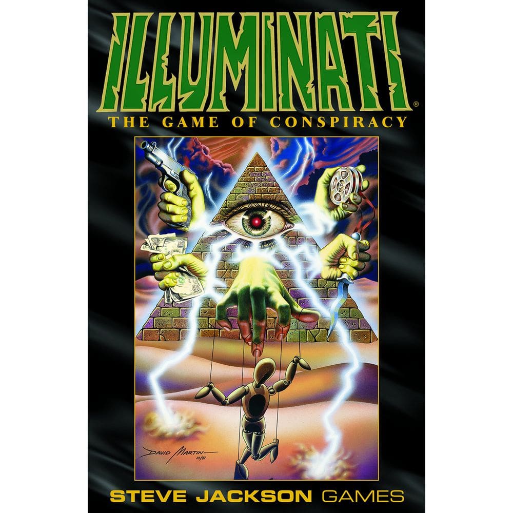 Jogo de tabuleiro Steve Jackson Games Illuminati com 110 cartas