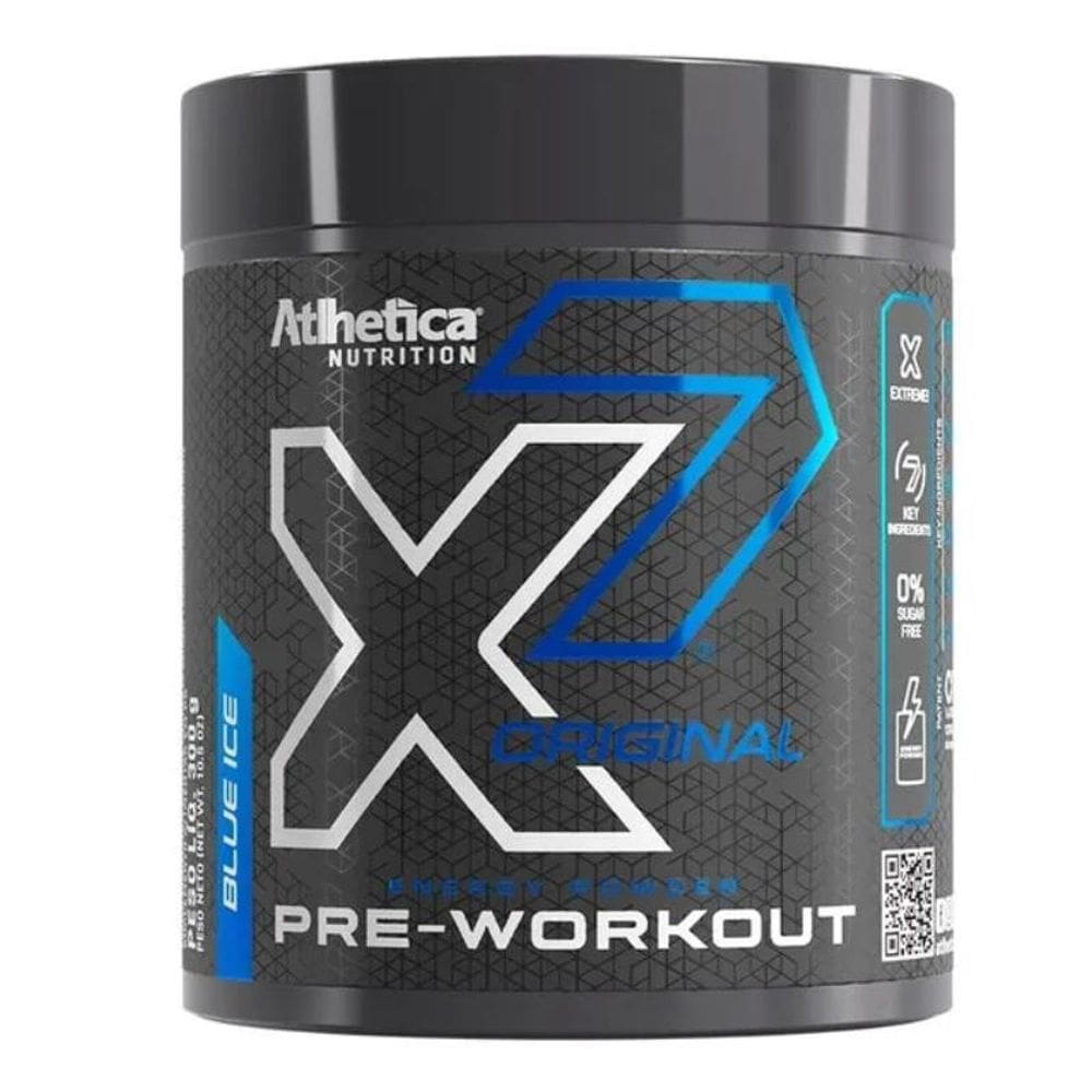 X7 Pre Workout 300G Atlhetica Nutrition Blue Ice