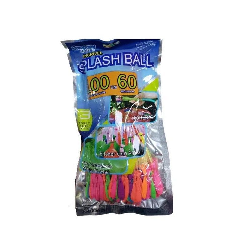 Kit 4 Pacotes Splash Ball Bexigas Balão Para Encher De Água