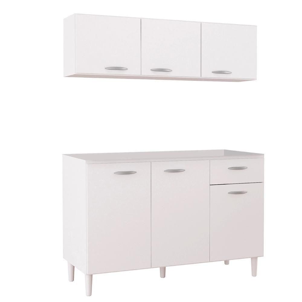 Armário De Cozinha Cp01 Sem Tampo Classic P11 Branco - Mpozenato