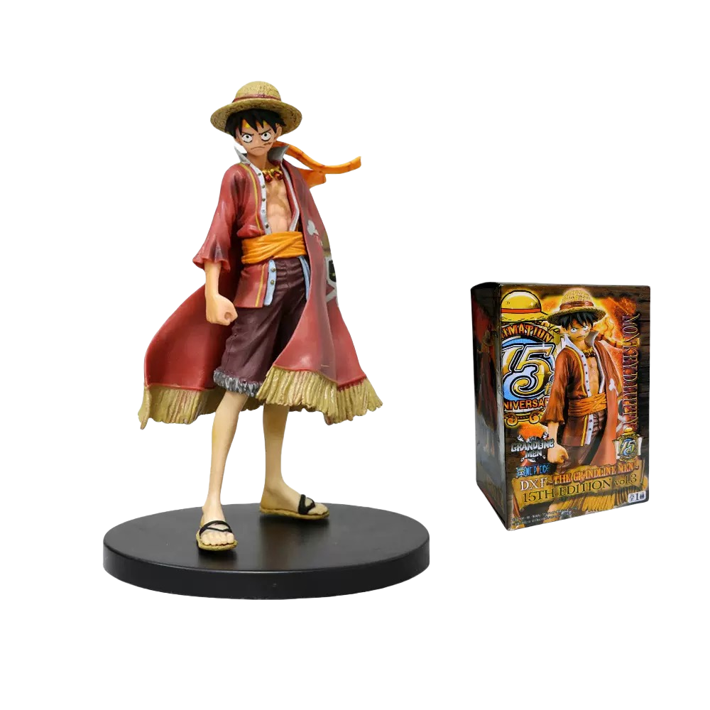 Figura de anime Sanmu One Piece Luffy Stand PVC 18+ Years