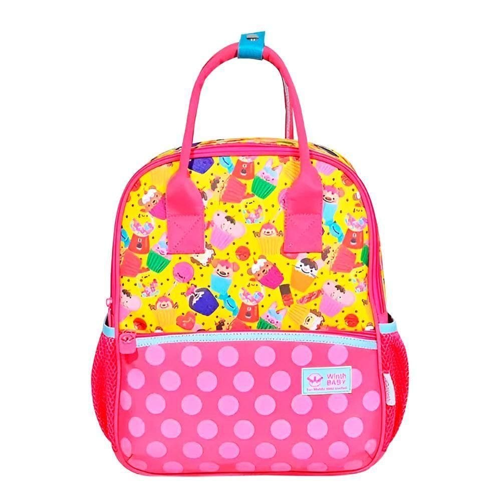 Mochila De Costas Bolsa Baby Feminina Docinhos Rosa
