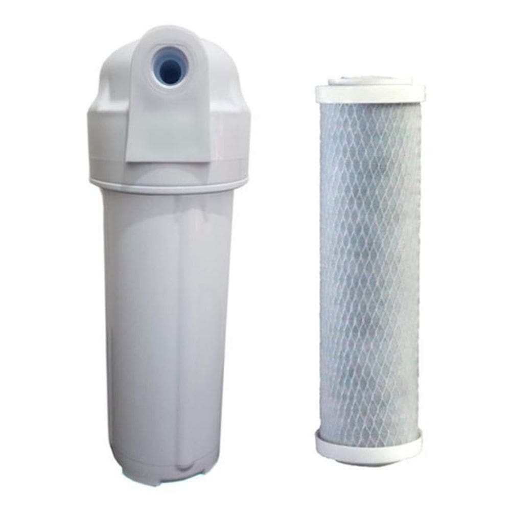 Filtro Carcaça 9.3/4 + Refil De Carvão Ativado -Ponto De Uso
