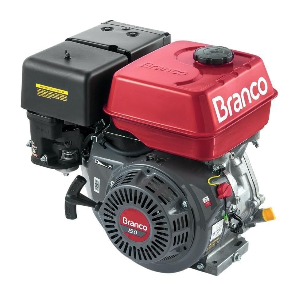 Motor Gasolina Branco Partida Manual 15cv 420cc