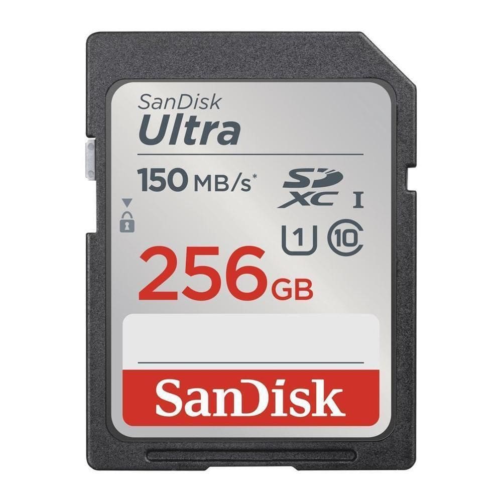 Cartão De Memória Sdxc Sandisk 256Gb Cartão Sd Ultra 150Mbs