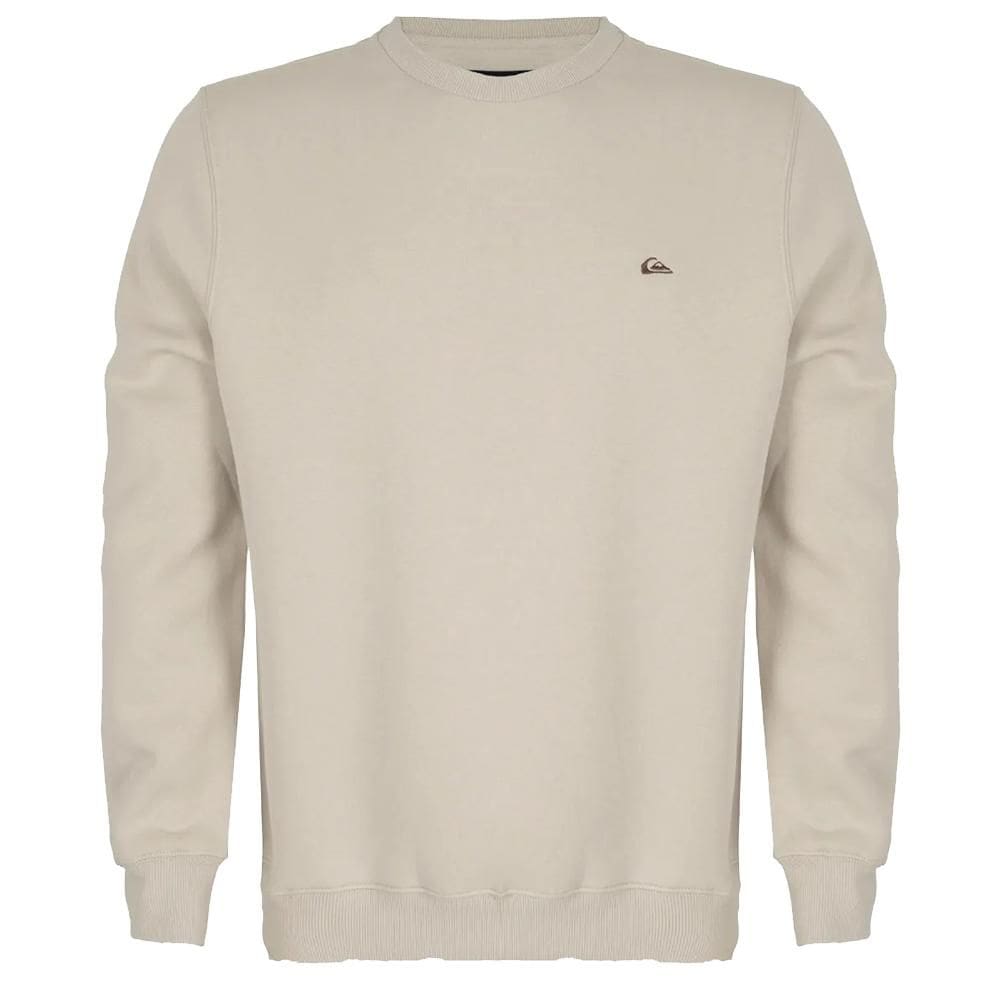 Moletom Quiksilver Careca Embroidery WT25 Masculina Areia