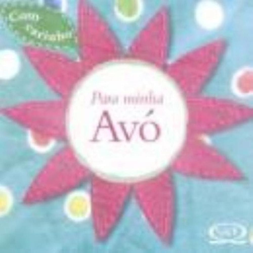 Livro Para Minha Avó