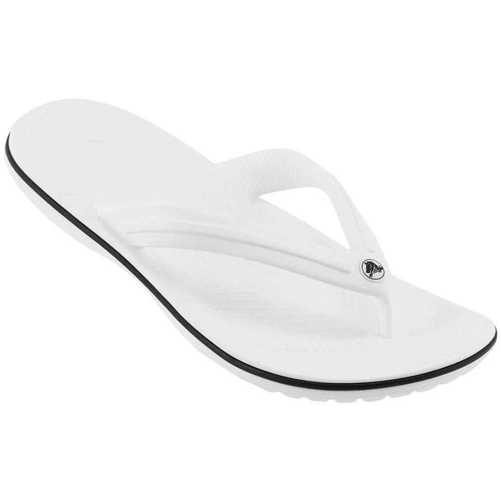 Chinelos Crocs Crocband Flip Gp 11033-100 - Branco 41
