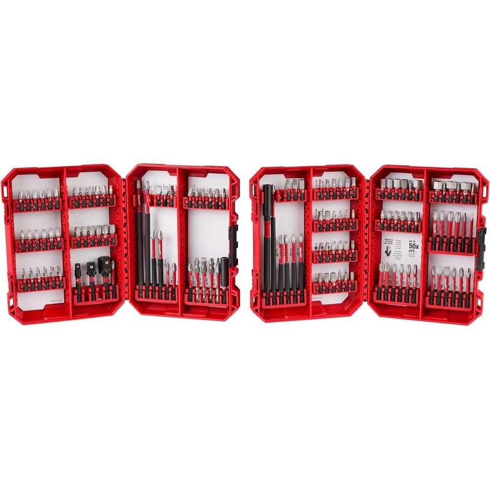 Conjunto de brocas Driver Milwaukee SHOCKWAVE Impact Duty 124PC 48-32-4034