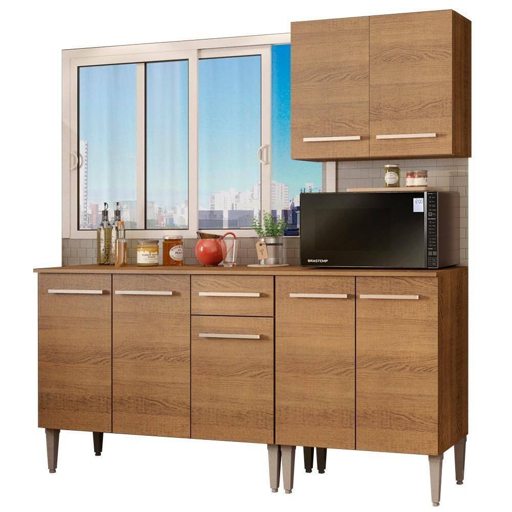 Cozinha Compacta Emilly Free com Armário e Balcão Madesa