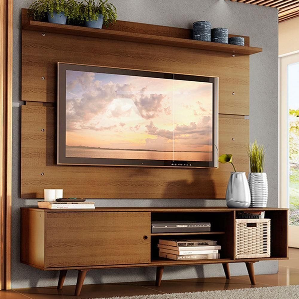 Rack Dubai e Painel para TV até 65\" Rustic Madesa