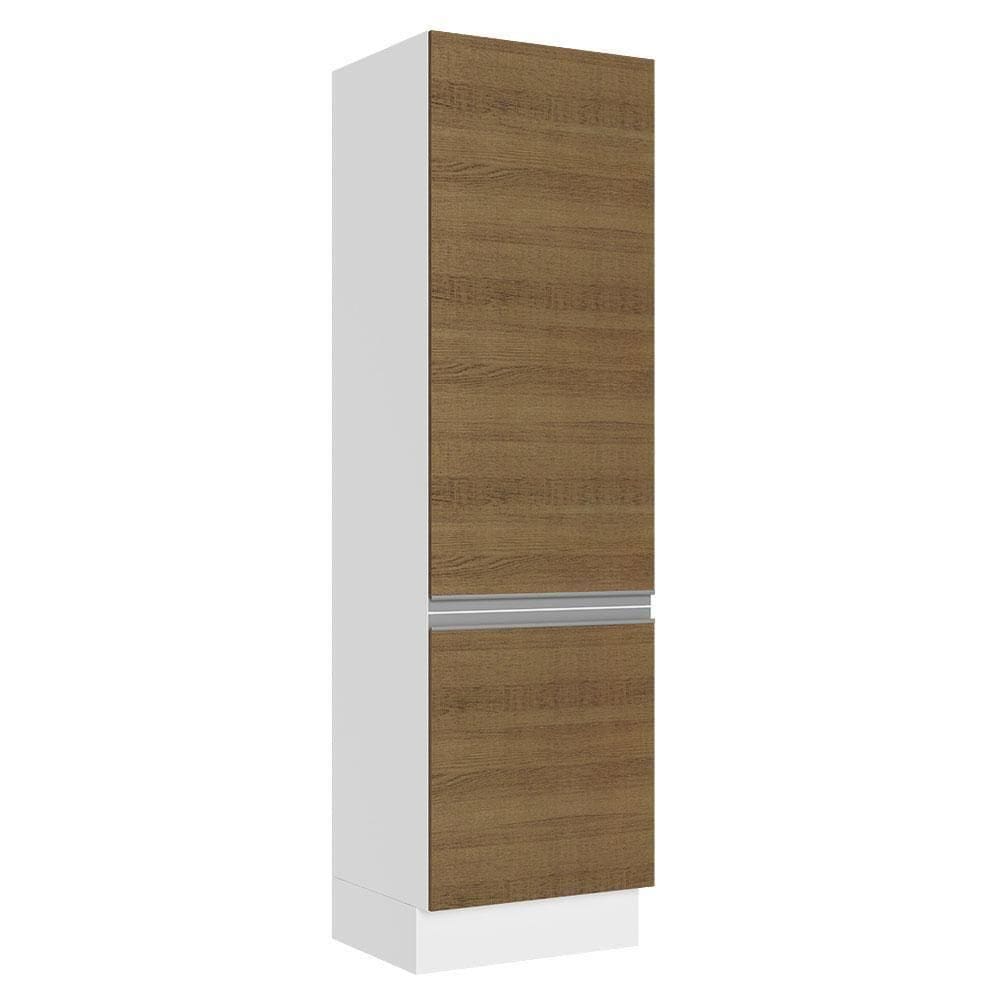 Paneleiro Acordes Glamy 100%MDF 60 2 Portas BR/Rustic Madesa