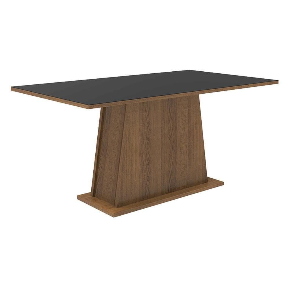 Mesa Retangular Tampo de Madeira Madesa