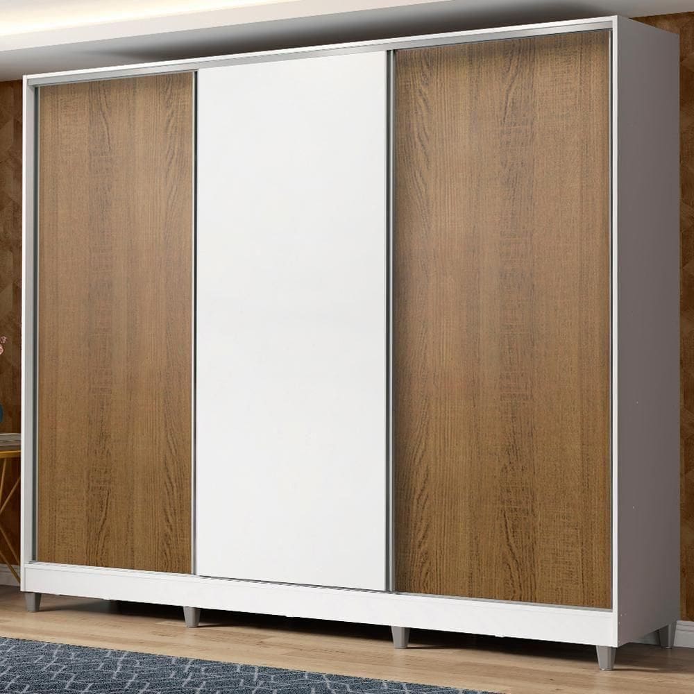 Guarda Roupa Casal MDF Zurique 3 Portas Madesa