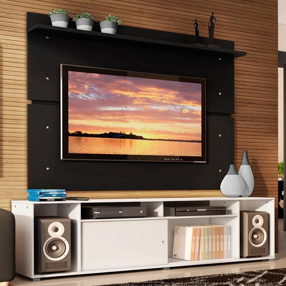 Rack Cancun e Painel para TV até 65\" Madesa
