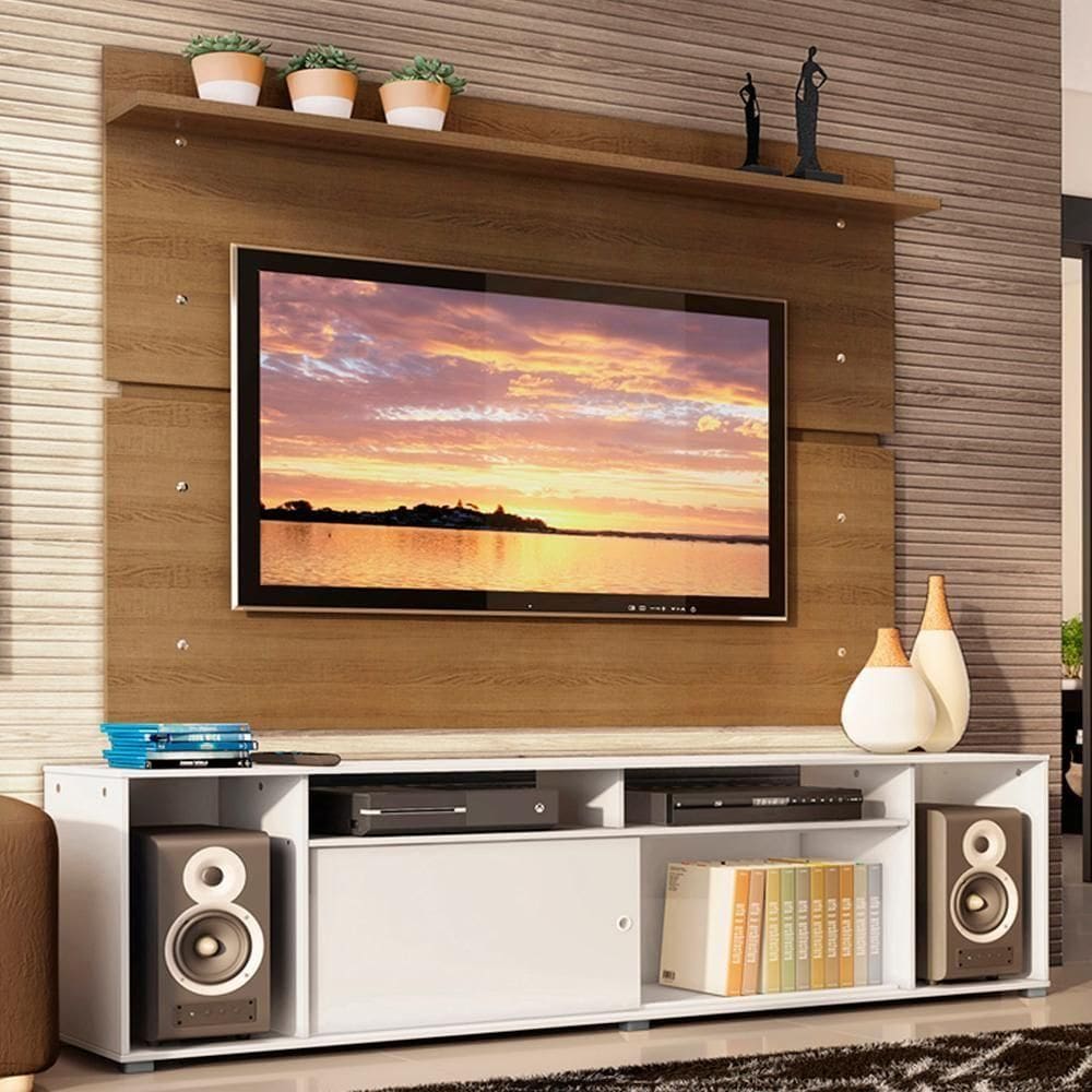 Rack Cancun e Painel para TV até 65\" Madesa