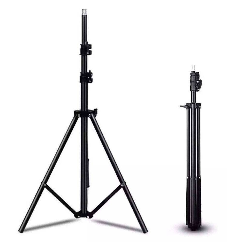 Tripé Para Ring Light Ajustável 2,10 Metros Oberon Or-Pl21Sc