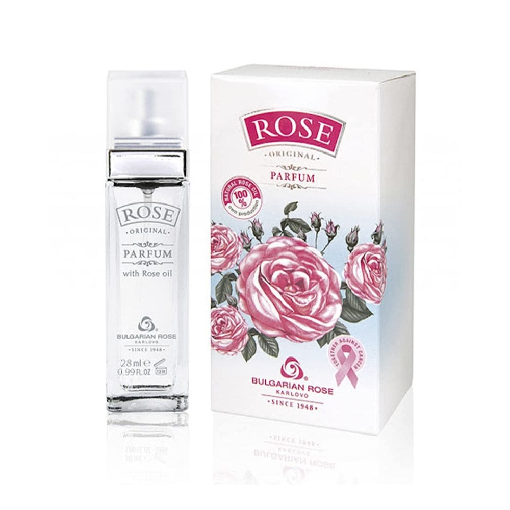 Perfume Unissex Rosa Búlgara Karlovo Natural 28ml