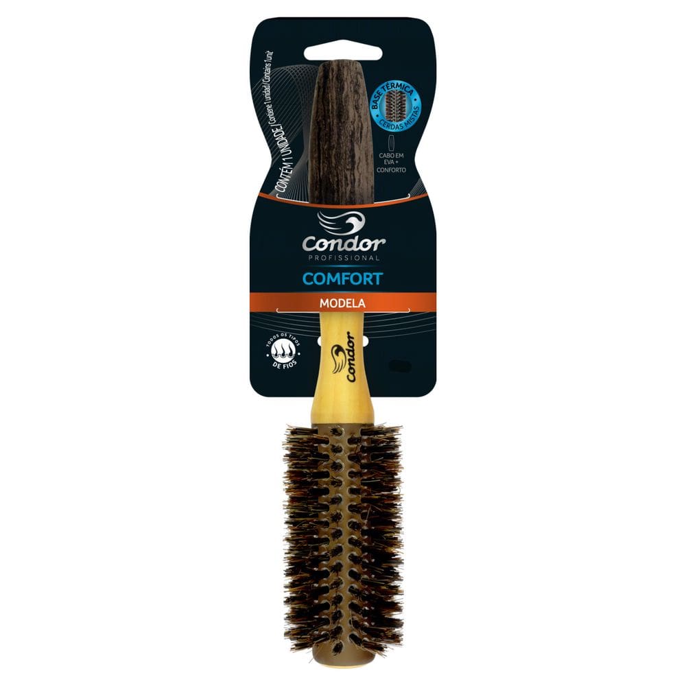 Escova para Cabelo Profissional Condor Comfort Grande