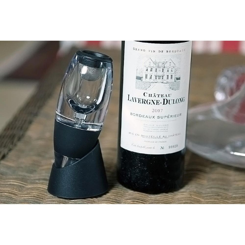 Decantador Aerador Portátil Em Acrílico Filtro Para Vinhos