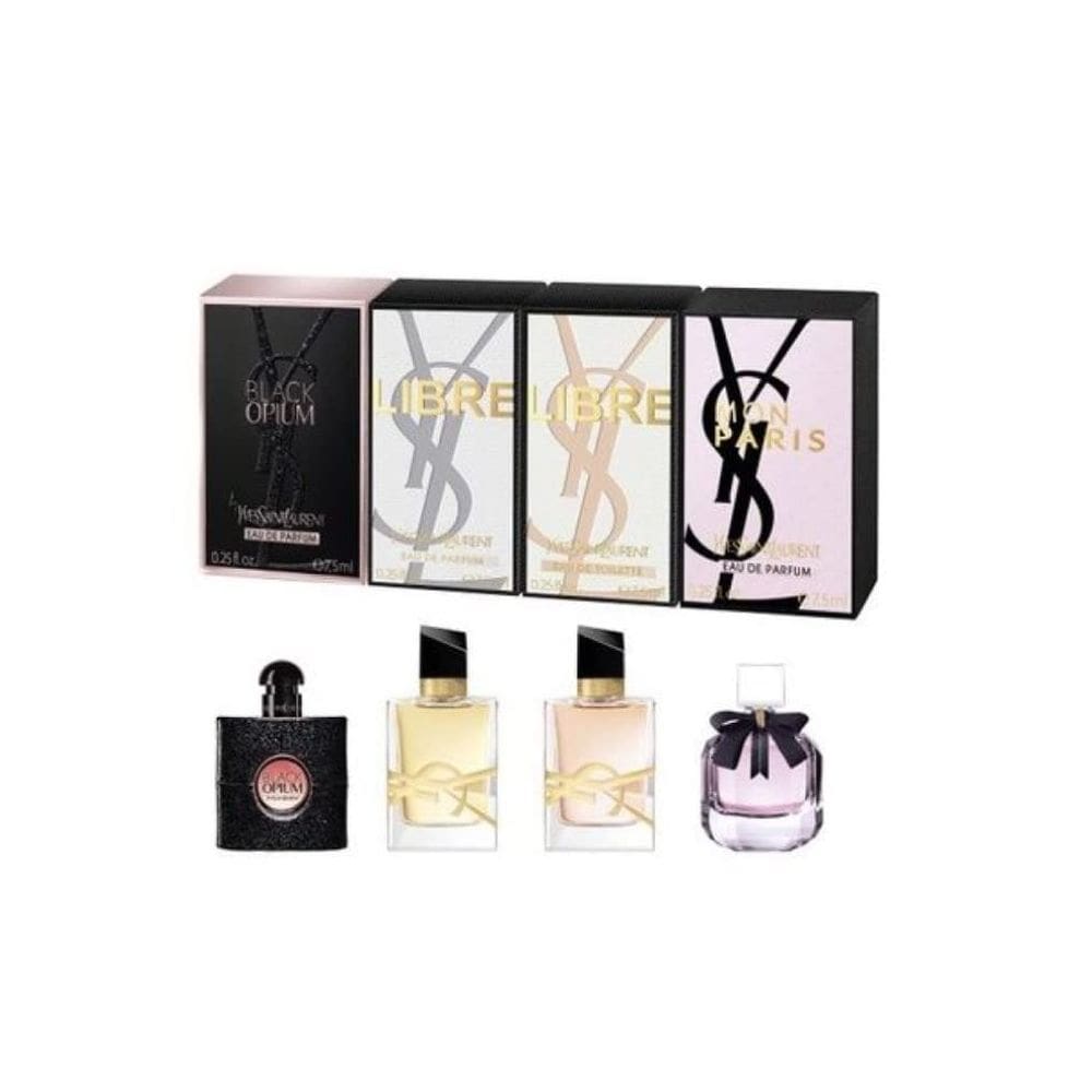 Conjunto de perfumes YVES SAINT LAURENT YSL Libre, Mon Paris, Black Opium