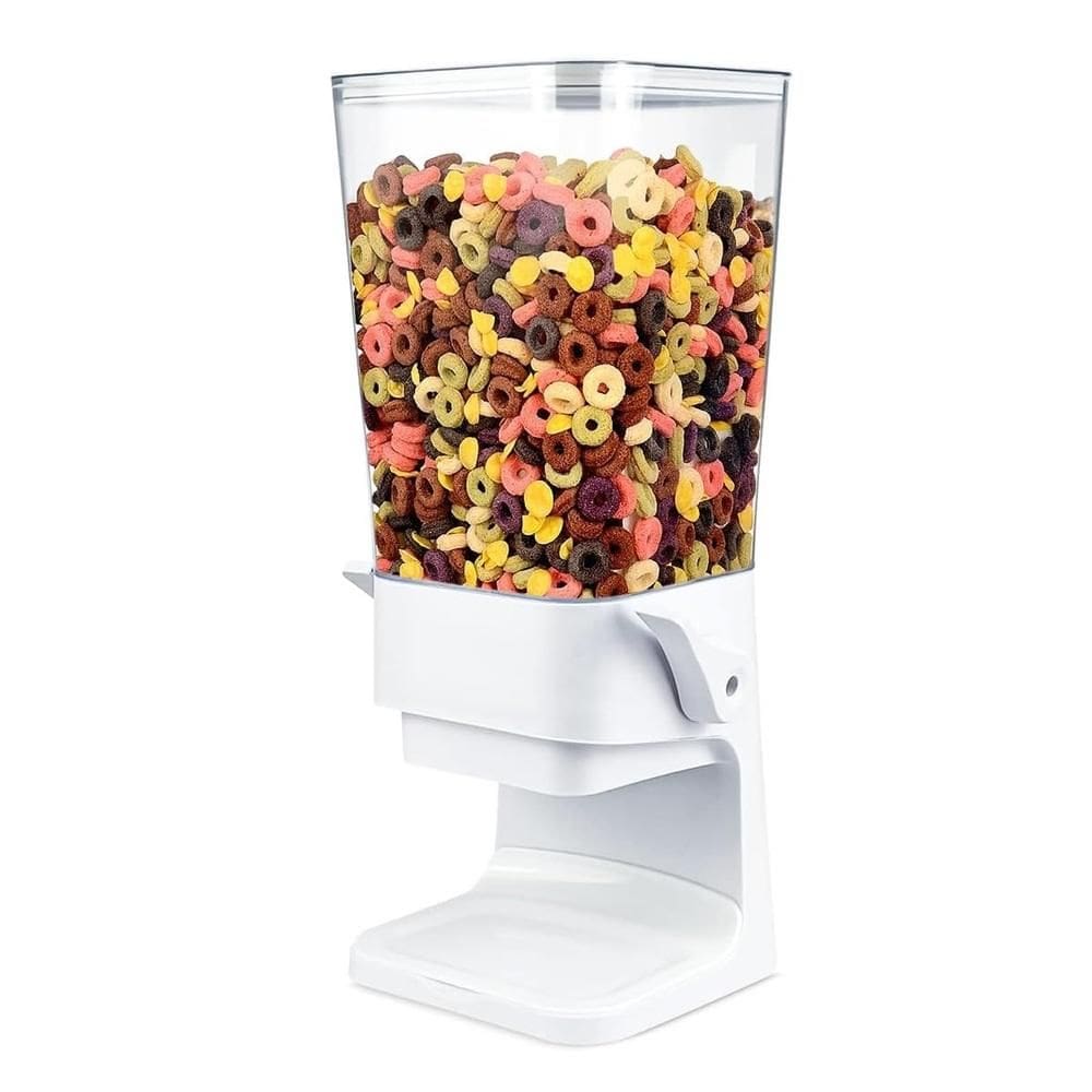 Dispenser De Cereal Hermetico Automatico Porta Alimentos Sucrilhos Granola Cereais Cozinha De Mesa Luxo