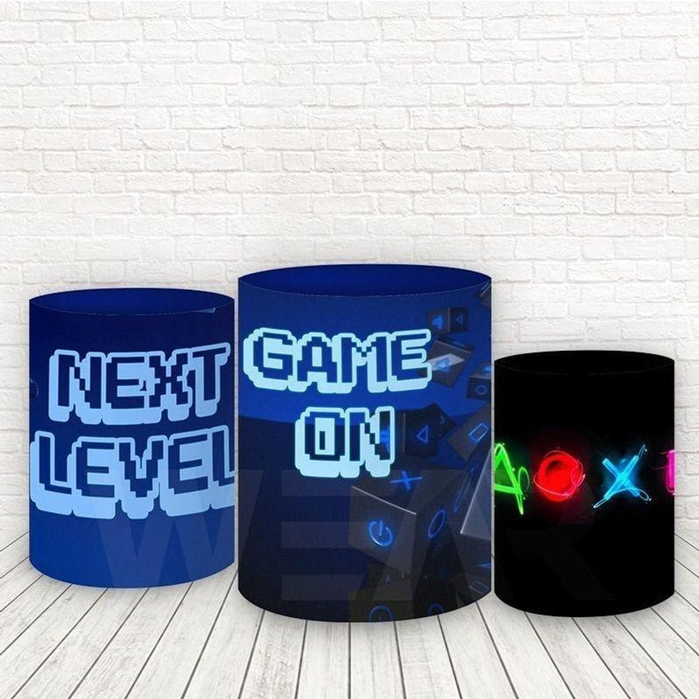 Trio De Capas Cilindros 3D Sublimado Jogos Games Fcc-012