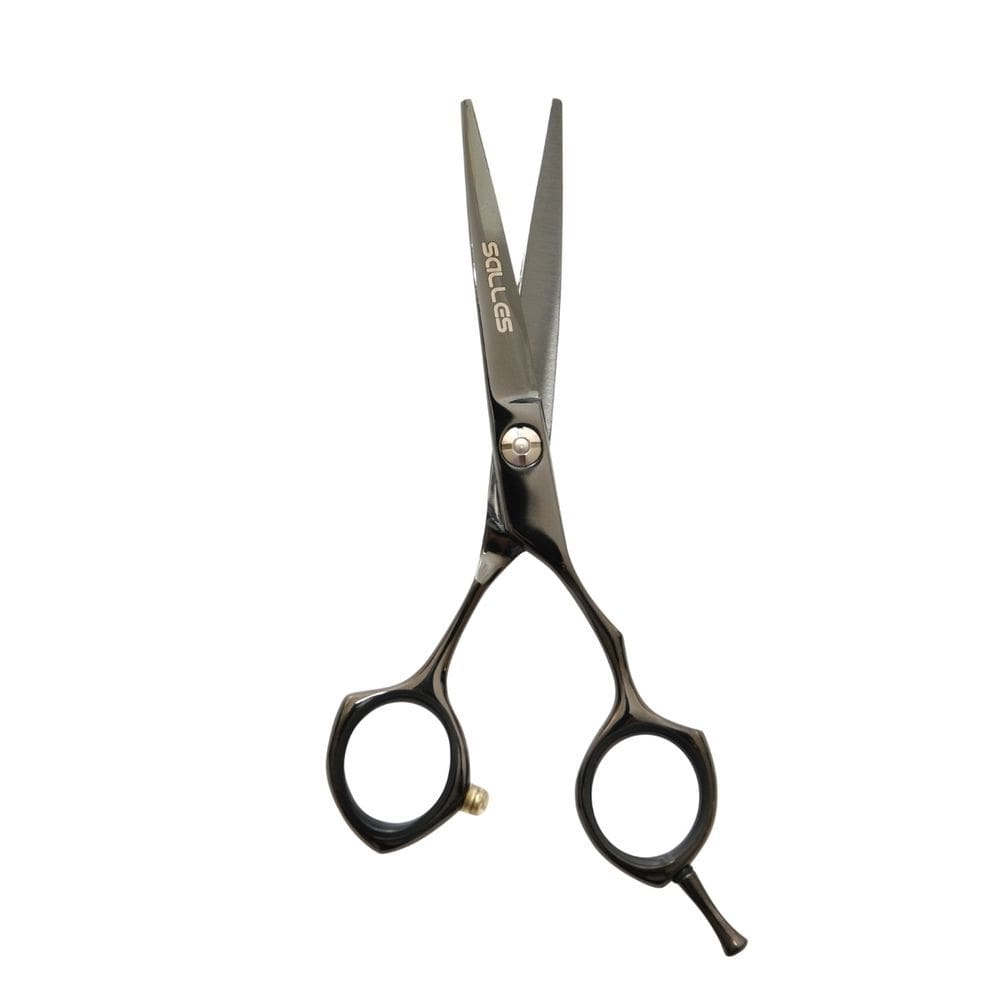 Tesoura Fio Navalha Salles Profissional 6.0 Preta