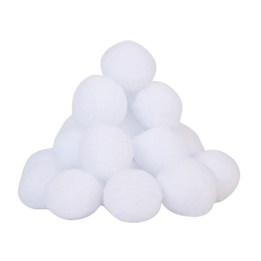 Bolas De Neve Decoração Natal 5X5Cm Com 10 Unidades Cromus
